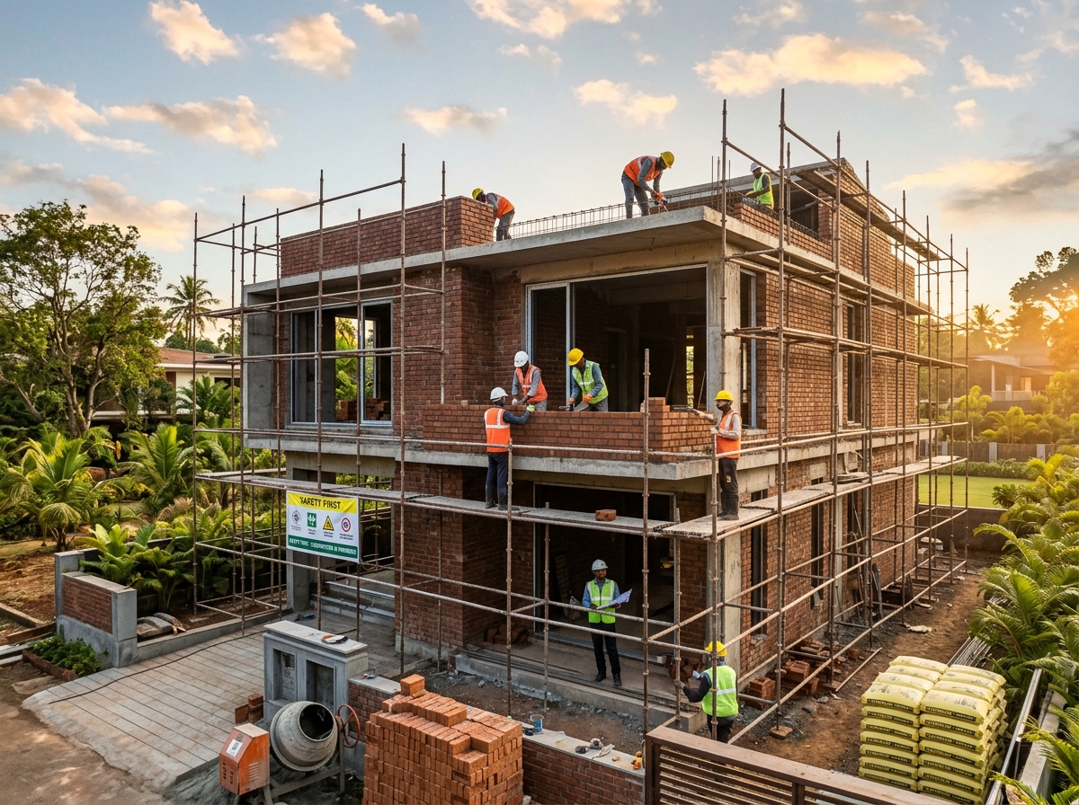 Turnkey plot construction by Solid Work Pvt Ltd